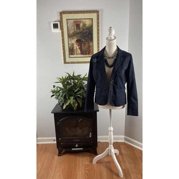 7th Avenue Jackets & Blazers - 7th Avenue Design Studio New York & Co Blazer Jacket Women's Size M Blue Lined